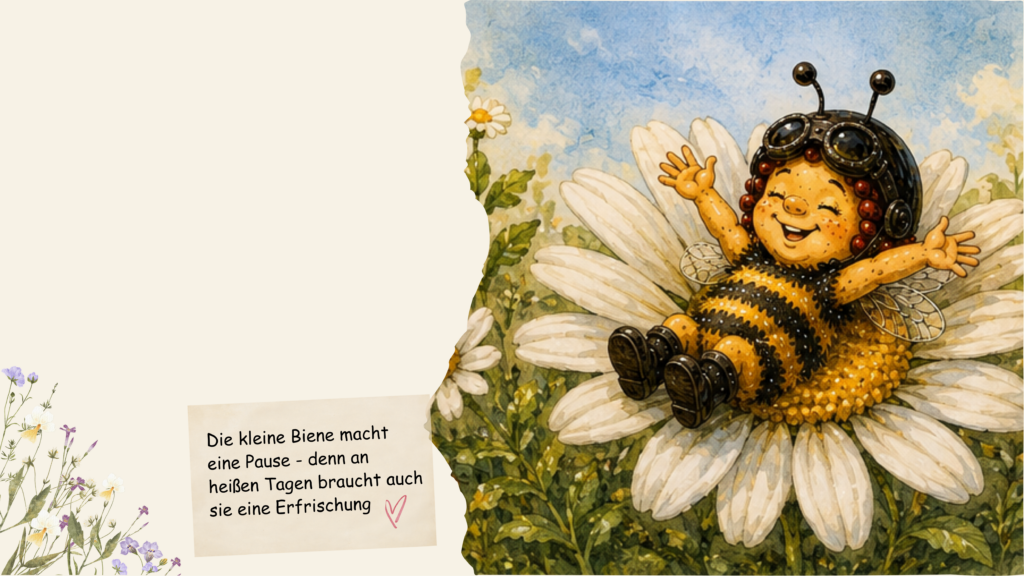 Warum Wildbienen Wasser brauchen mit Biene Loira