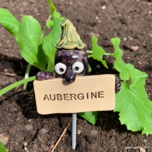 Gemüsestecker Aubergine