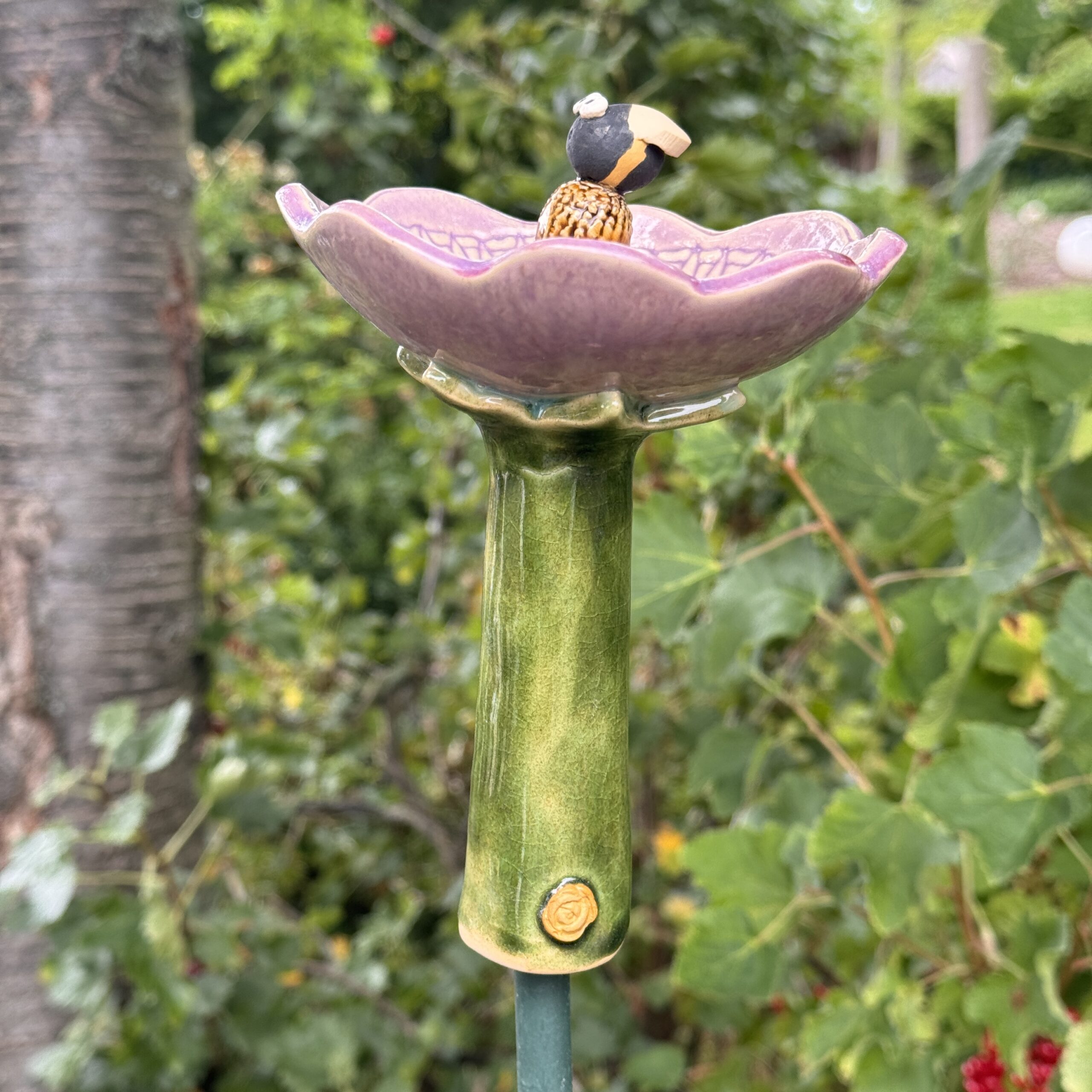 Insektentränke Blume mit Biene