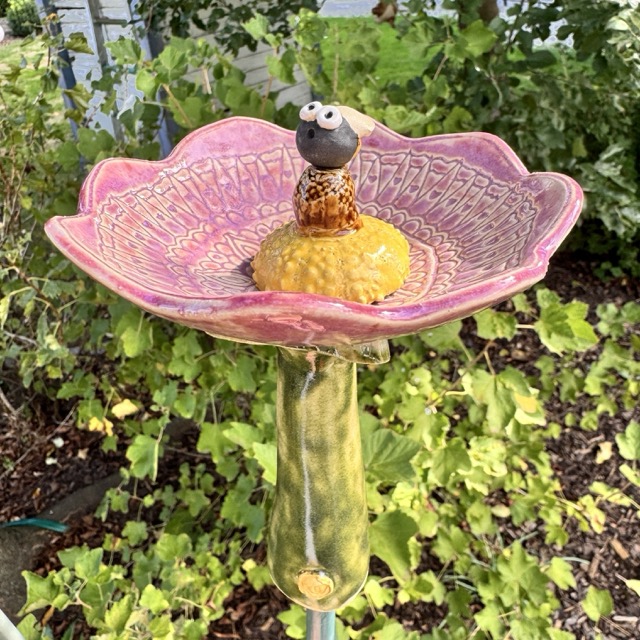 Insektentränke Blume mit Schmetterling, Biene oder Käfer – Bild 7