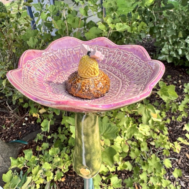 Insektentränke Blume mit Schmetterling, Biene oder Käfer – Bild 6