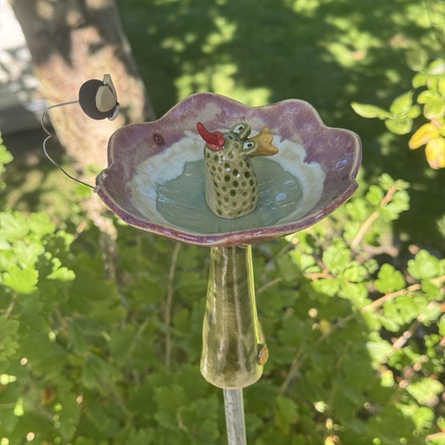 Insektentränke Blüte mit Froschkönig – Bild 2